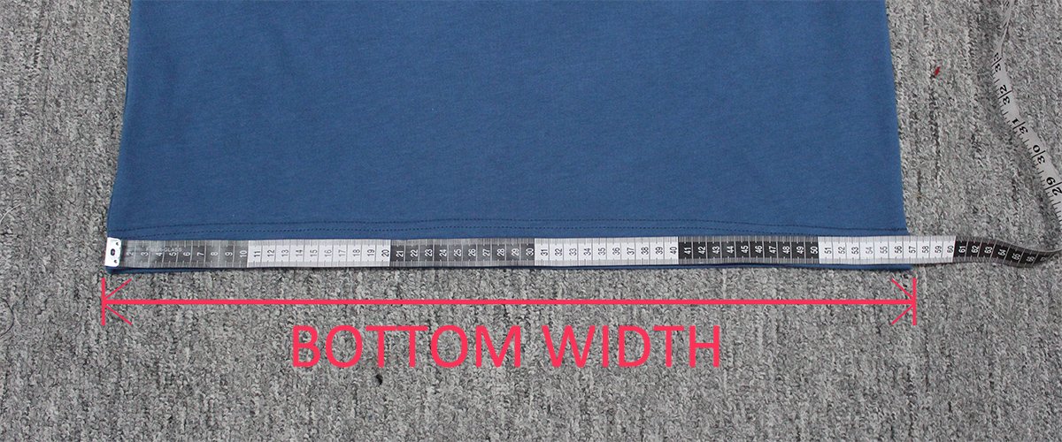 bottom width