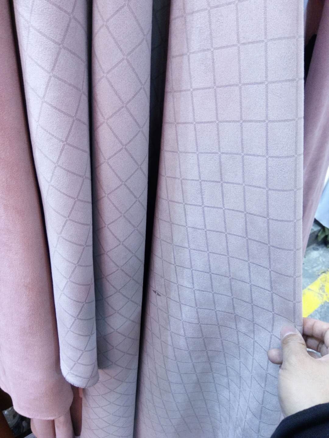 Woolen grid fabric
