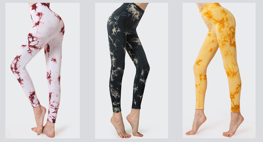 Tie dye yoga legging