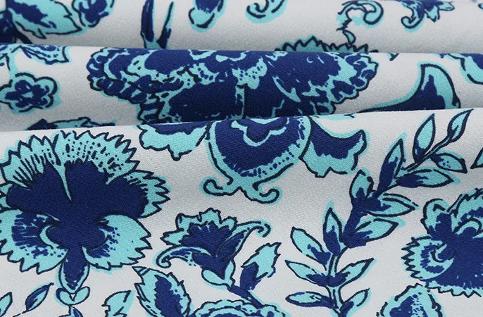 Printed fabric options for custom clothing